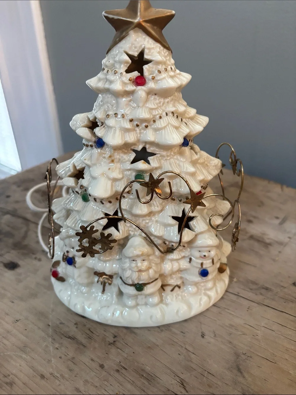 Vintage lighted ceramic